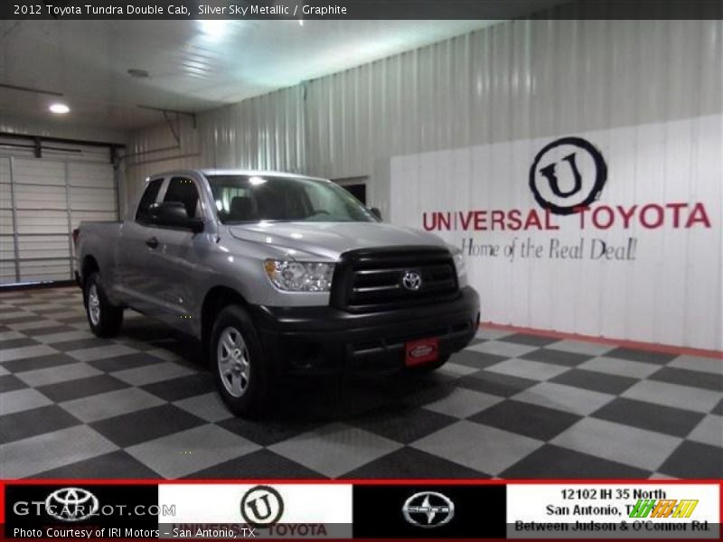 Silver Sky Metallic / Graphite 2012 Toyota Tundra Double Cab