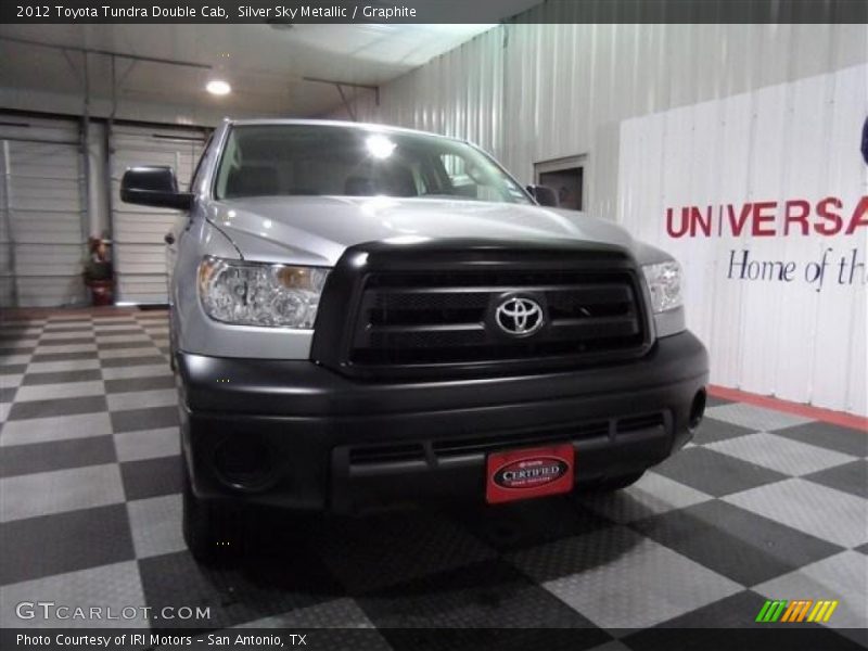 Silver Sky Metallic / Graphite 2012 Toyota Tundra Double Cab