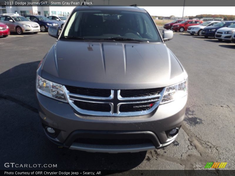 Storm Gray Pearl / Black 2013 Dodge Journey SXT