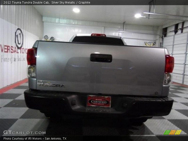 Silver Sky Metallic / Graphite 2012 Toyota Tundra Double Cab