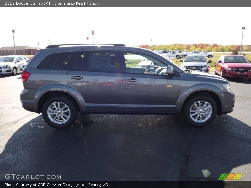 Storm Gray Pearl / Black 2013 Dodge Journey SXT