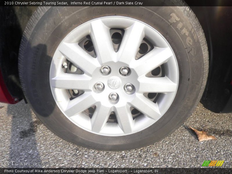 Inferno Red Crystal Pearl / Dark Slate Gray 2010 Chrysler Sebring Touring Sedan
