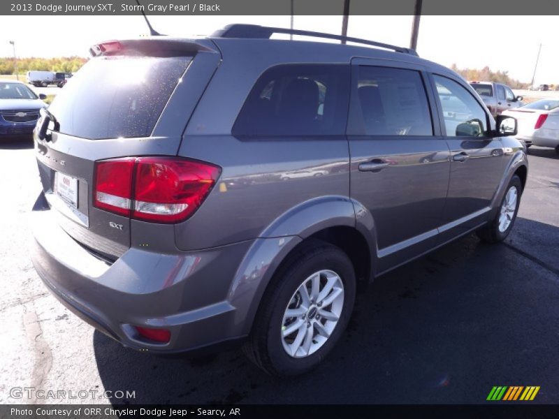 Storm Gray Pearl / Black 2013 Dodge Journey SXT