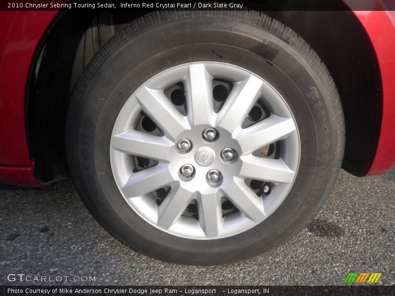 Inferno Red Crystal Pearl / Dark Slate Gray 2010 Chrysler Sebring Touring Sedan