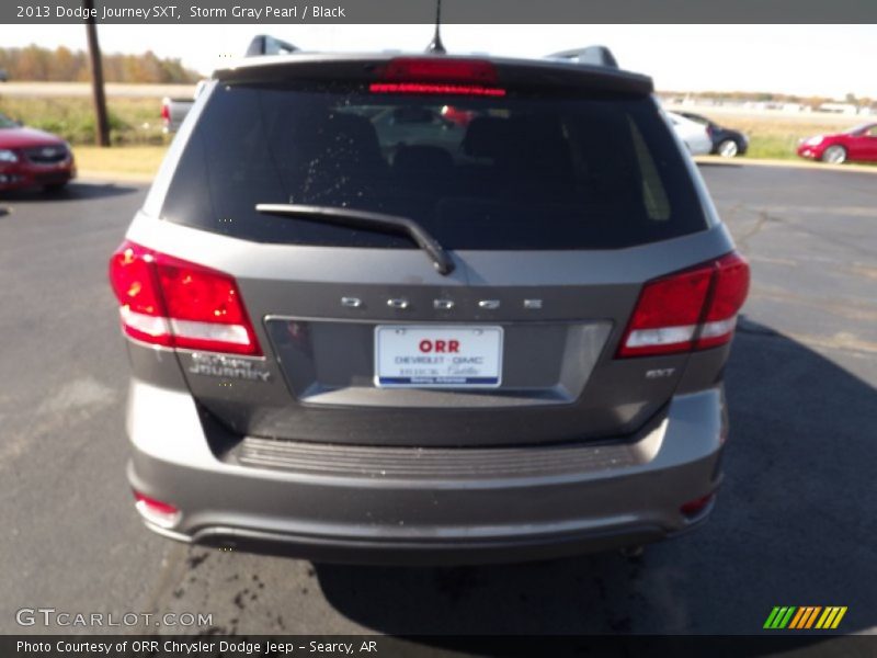 Storm Gray Pearl / Black 2013 Dodge Journey SXT