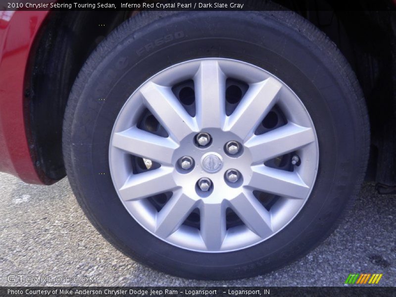 Inferno Red Crystal Pearl / Dark Slate Gray 2010 Chrysler Sebring Touring Sedan