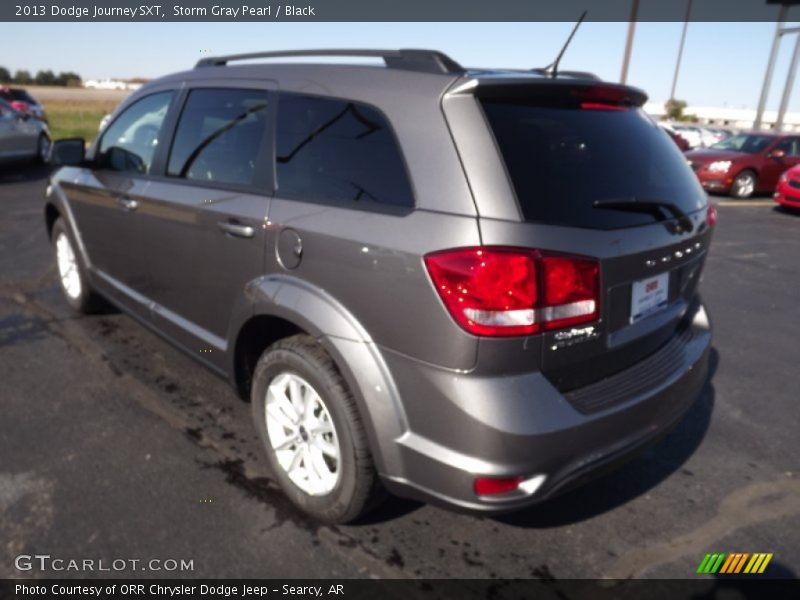 Storm Gray Pearl / Black 2013 Dodge Journey SXT