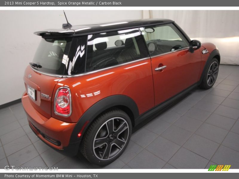 Spice Orange Metallic / Carbon Black 2013 Mini Cooper S Hardtop