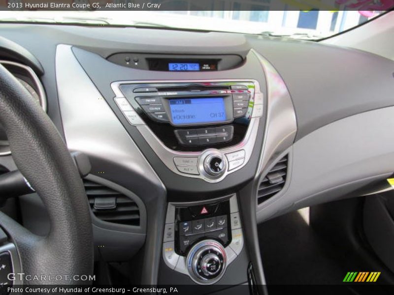 Atlantic Blue / Gray 2013 Hyundai Elantra Coupe GS