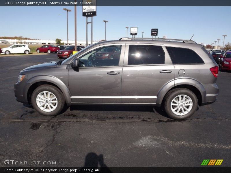 Storm Gray Pearl / Black 2013 Dodge Journey SXT