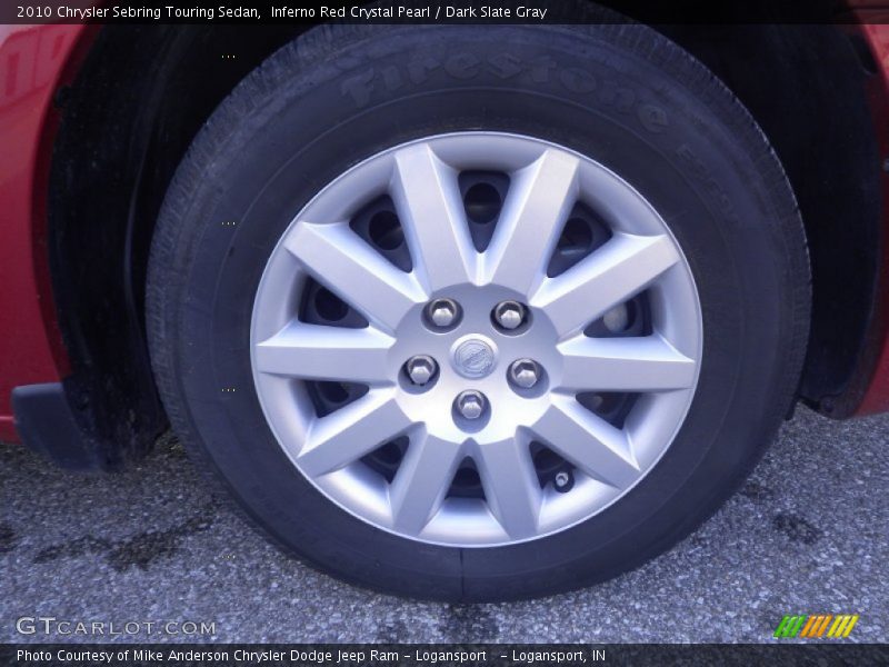 Inferno Red Crystal Pearl / Dark Slate Gray 2010 Chrysler Sebring Touring Sedan