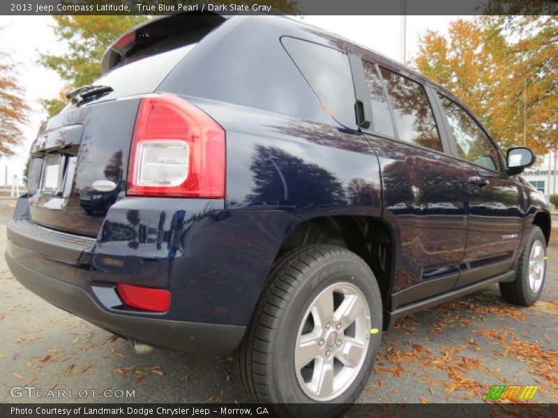 True Blue Pearl / Dark Slate Gray 2013 Jeep Compass Latitude
