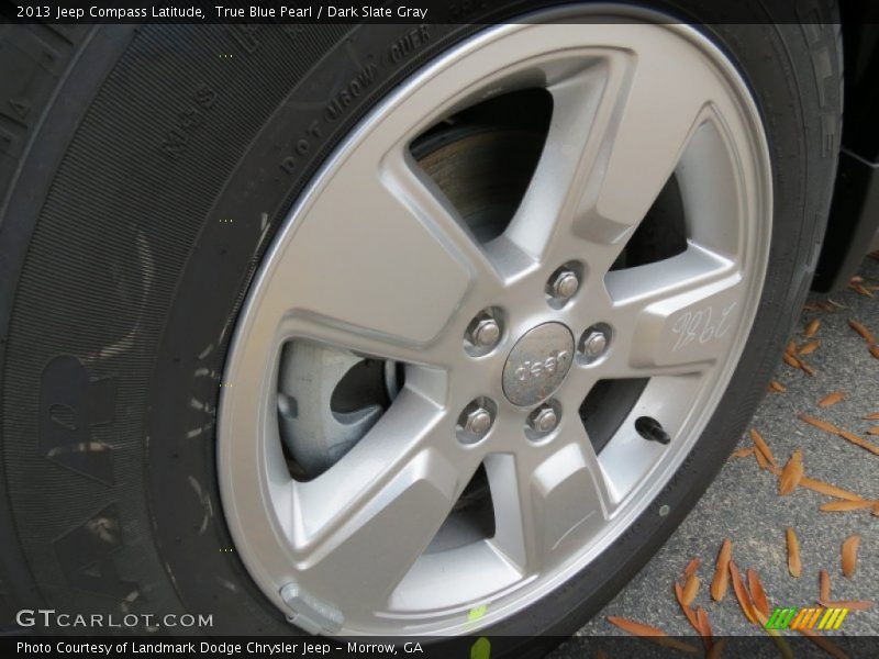 True Blue Pearl / Dark Slate Gray 2013 Jeep Compass Latitude