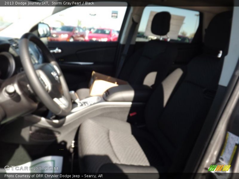 Storm Gray Pearl / Black 2013 Dodge Journey SXT