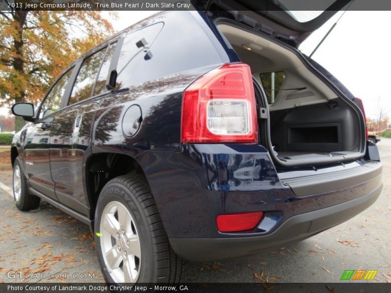 True Blue Pearl / Dark Slate Gray 2013 Jeep Compass Latitude