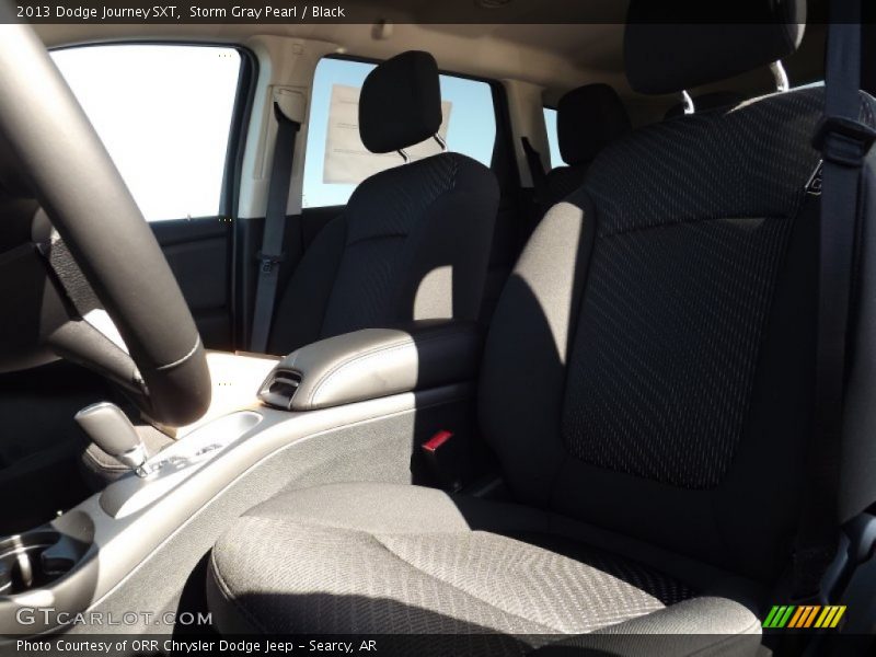 Storm Gray Pearl / Black 2013 Dodge Journey SXT