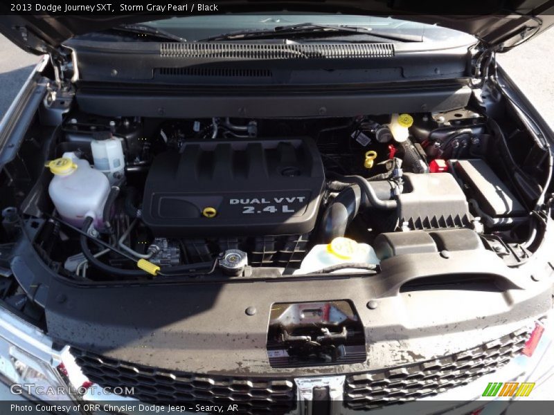 Storm Gray Pearl / Black 2013 Dodge Journey SXT
