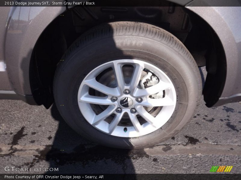 Storm Gray Pearl / Black 2013 Dodge Journey SXT