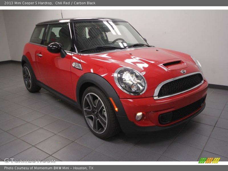 Chili Red / Carbon Black 2013 Mini Cooper S Hardtop