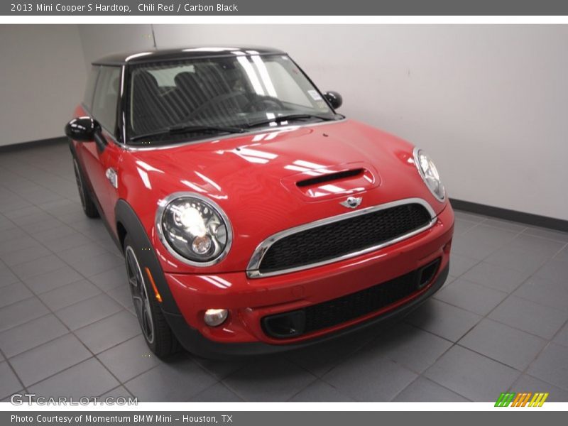 Chili Red / Carbon Black 2013 Mini Cooper S Hardtop