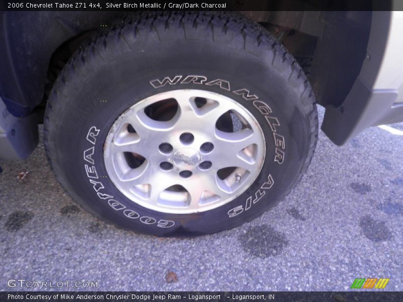 Silver Birch Metallic / Gray/Dark Charcoal 2006 Chevrolet Tahoe Z71 4x4