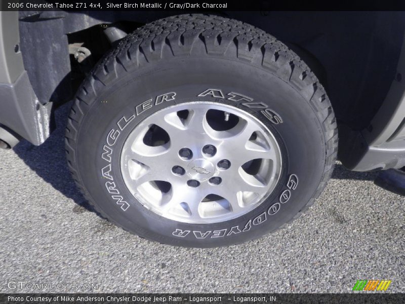 Silver Birch Metallic / Gray/Dark Charcoal 2006 Chevrolet Tahoe Z71 4x4