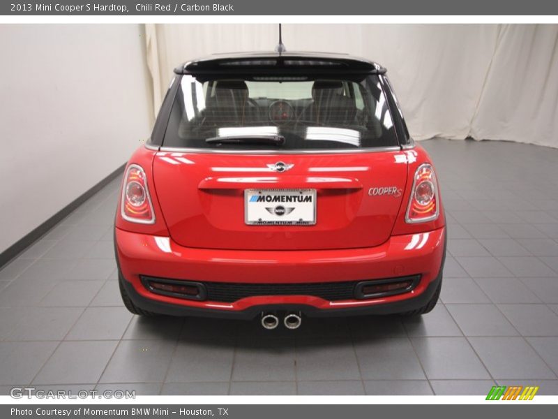 Chili Red / Carbon Black 2013 Mini Cooper S Hardtop