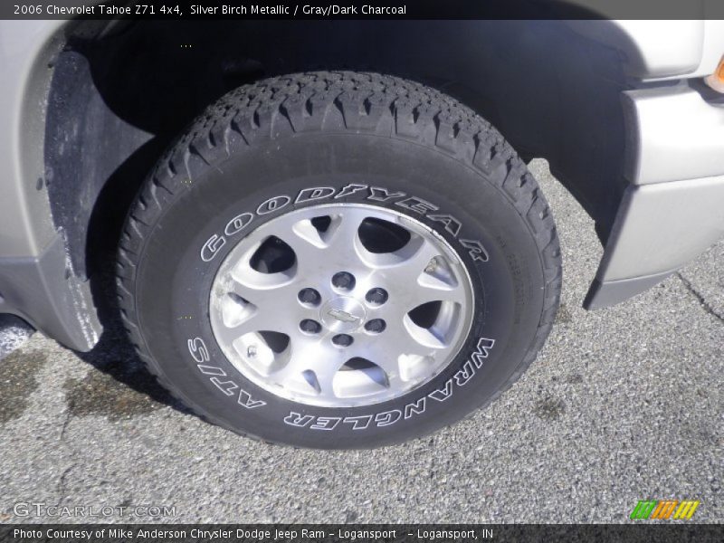 Silver Birch Metallic / Gray/Dark Charcoal 2006 Chevrolet Tahoe Z71 4x4