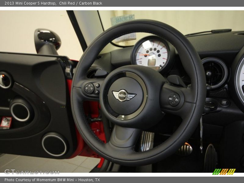 Chili Red / Carbon Black 2013 Mini Cooper S Hardtop