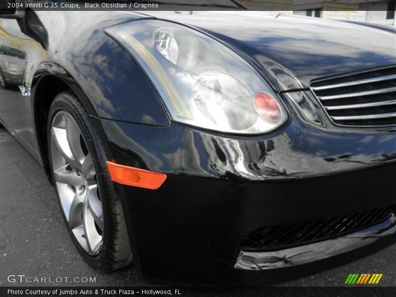 Black Obsidian / Graphite 2004 Infiniti G 35 Coupe