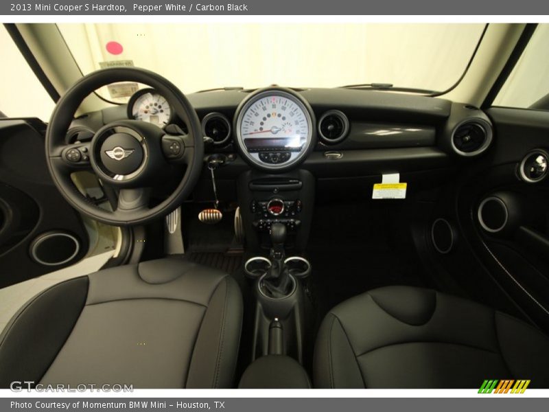 Pepper White / Carbon Black 2013 Mini Cooper S Hardtop