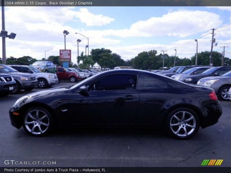 Black Obsidian / Graphite 2004 Infiniti G 35 Coupe