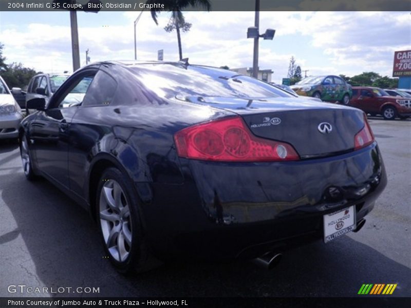 Black Obsidian / Graphite 2004 Infiniti G 35 Coupe