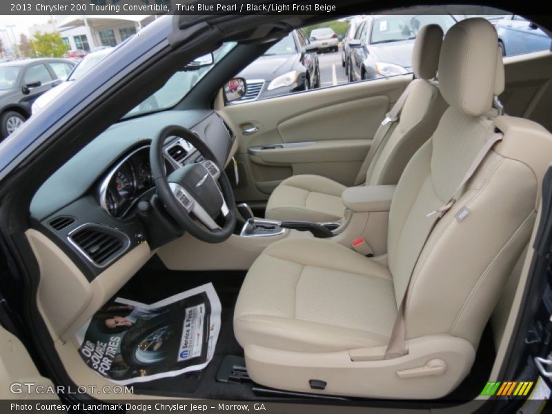 Front Seat of 2013 200 Touring Convertible