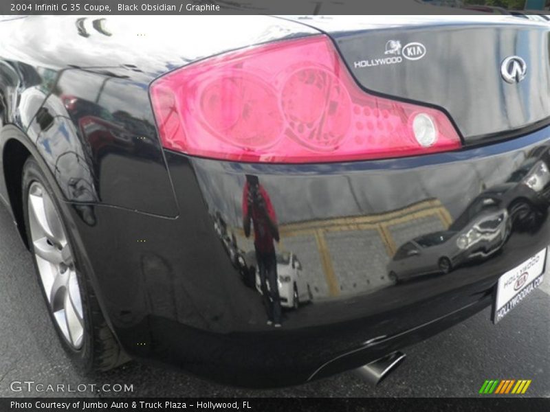 Black Obsidian / Graphite 2004 Infiniti G 35 Coupe