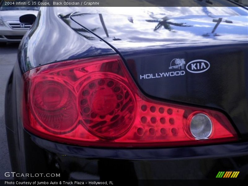 Black Obsidian / Graphite 2004 Infiniti G 35 Coupe
