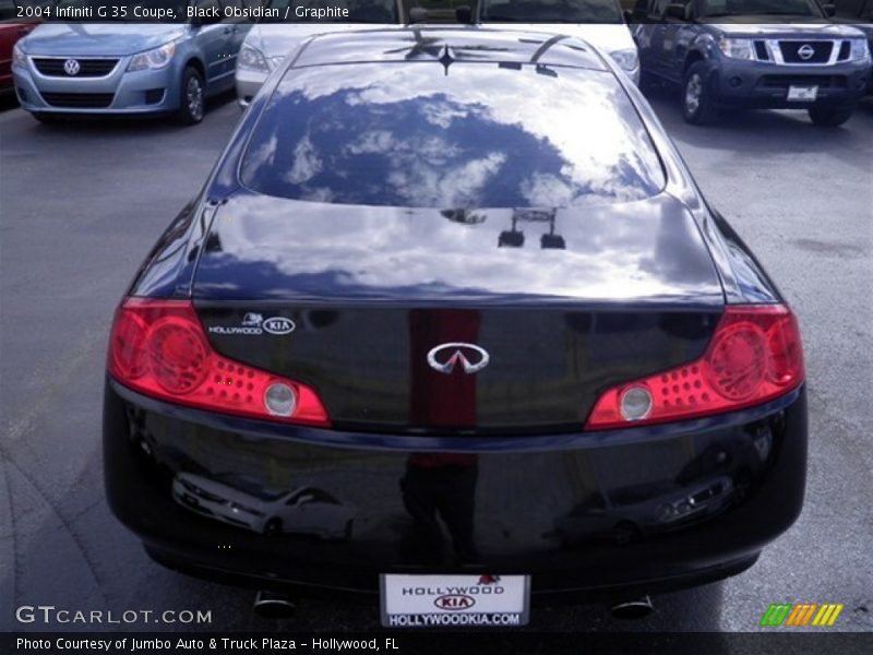 Black Obsidian / Graphite 2004 Infiniti G 35 Coupe