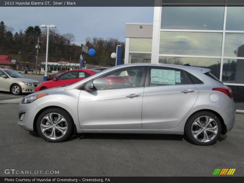 Silver / Black 2013 Hyundai Elantra GT