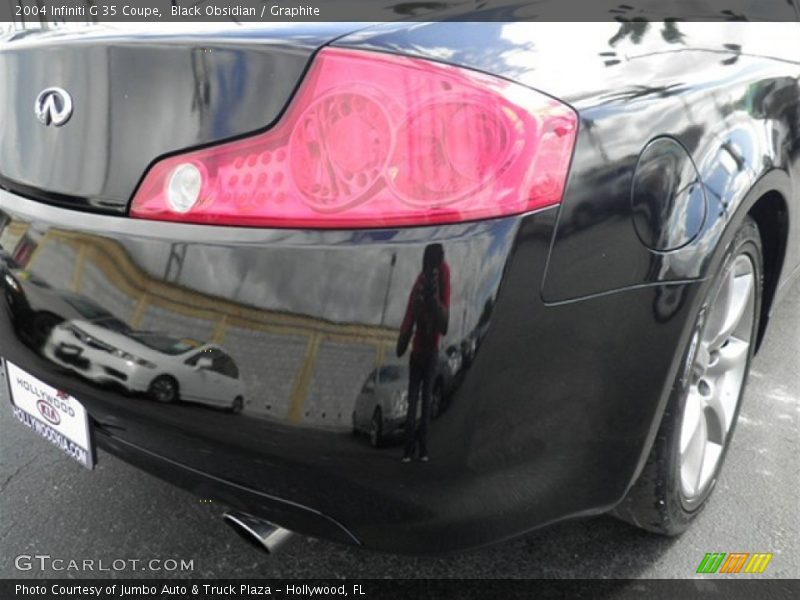 Black Obsidian / Graphite 2004 Infiniti G 35 Coupe