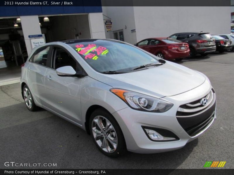 Silver / Black 2013 Hyundai Elantra GT