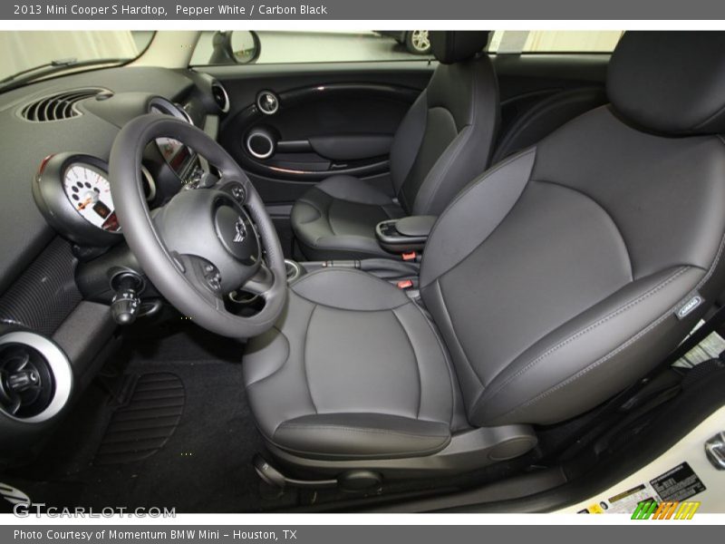 Pepper White / Carbon Black 2013 Mini Cooper S Hardtop