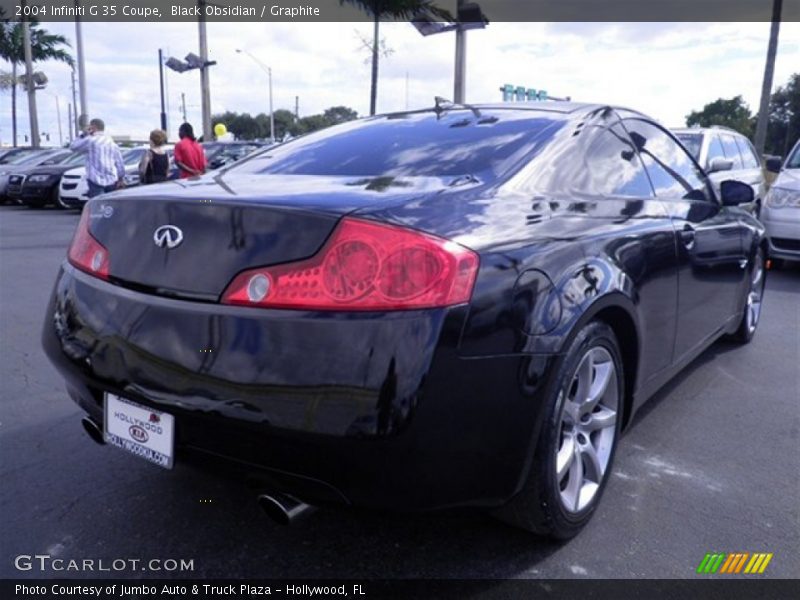 Black Obsidian / Graphite 2004 Infiniti G 35 Coupe