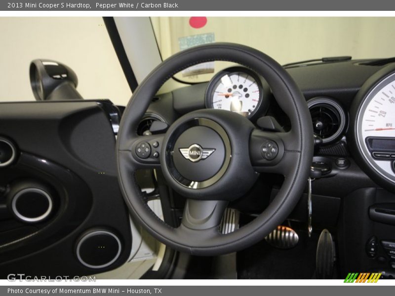 Pepper White / Carbon Black 2013 Mini Cooper S Hardtop