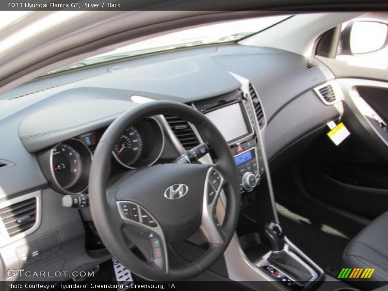 Silver / Black 2013 Hyundai Elantra GT