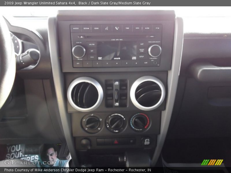 Black / Dark Slate Gray/Medium Slate Gray 2009 Jeep Wrangler Unlimited Sahara 4x4