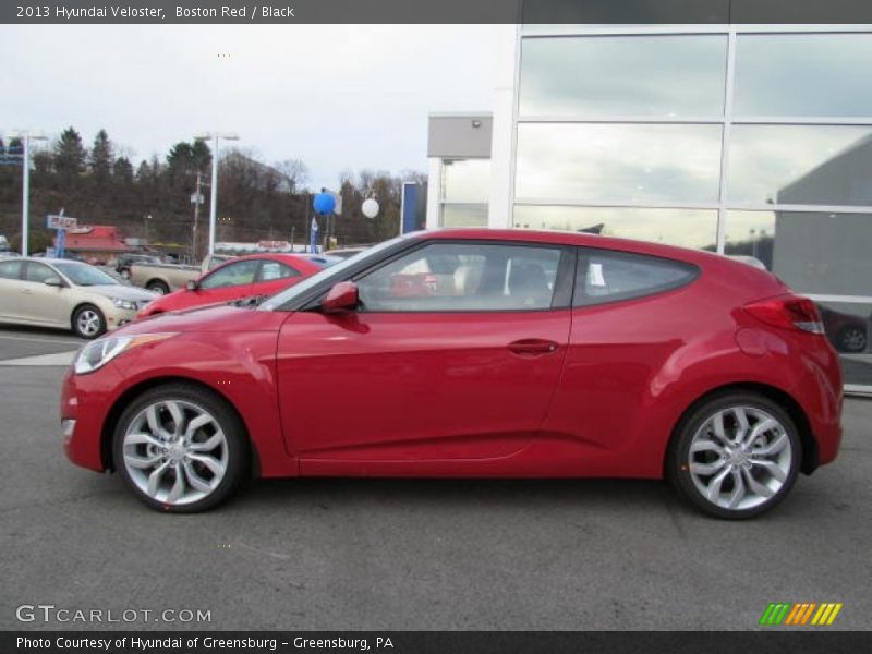 Boston Red / Black 2013 Hyundai Veloster