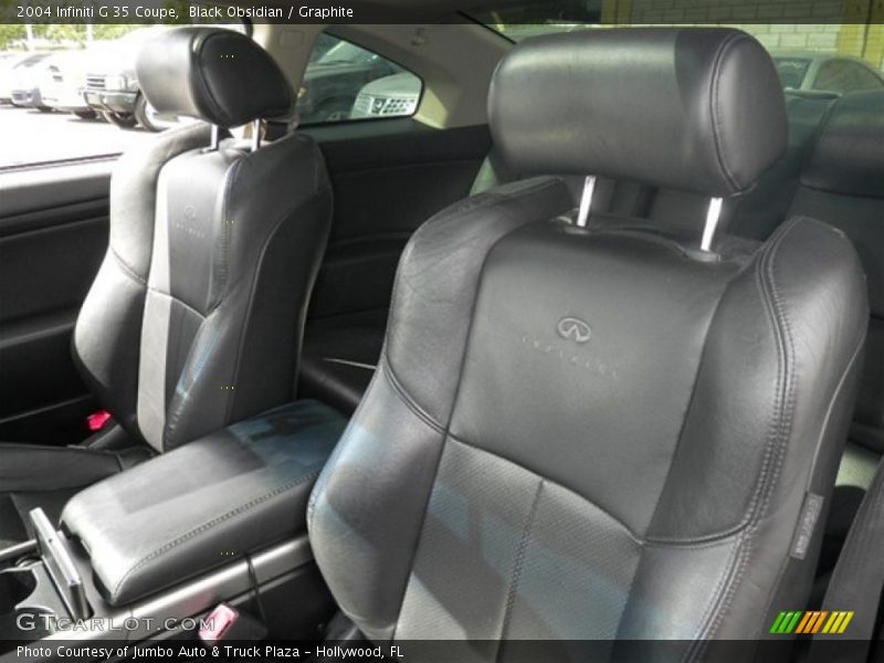 Black Obsidian / Graphite 2004 Infiniti G 35 Coupe