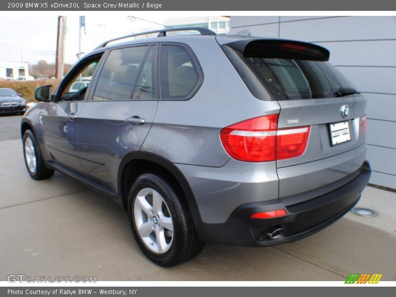 Space Grey Metallic / Beige 2009 BMW X5 xDrive30i