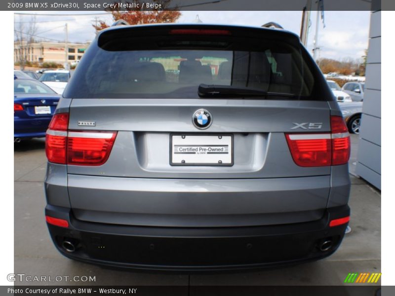Space Grey Metallic / Beige 2009 BMW X5 xDrive30i