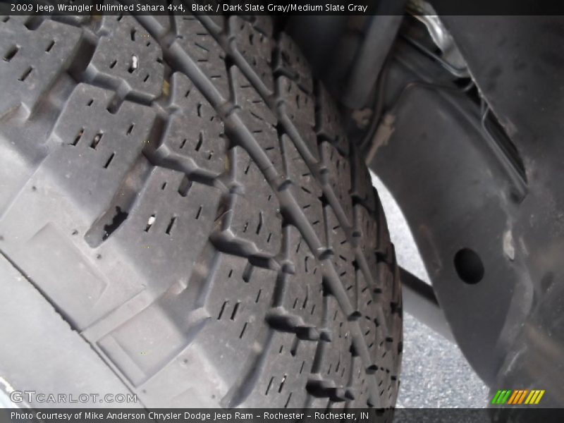 Black / Dark Slate Gray/Medium Slate Gray 2009 Jeep Wrangler Unlimited Sahara 4x4